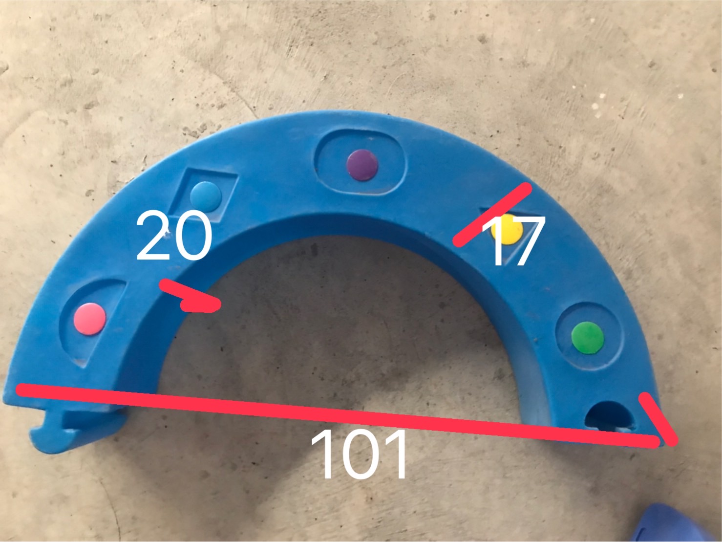 โดนัททรงตัวมหัศจรรย์ (ใหญ่) ,ตัวต่อ, ทางเดิน, ฝึกการทรงตัว, การทรงตัว, การเคลื่อนไหว กายภาพบำบัด