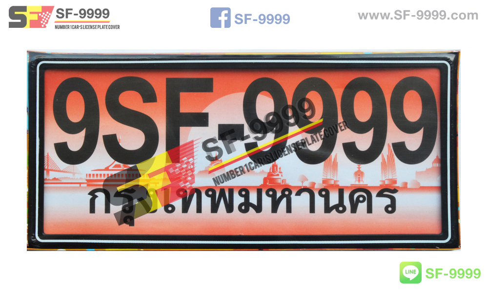 F 004 ดำเส้นขาว
