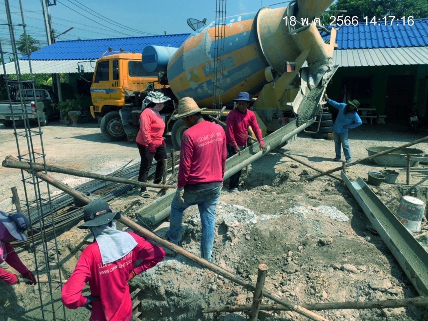 งานก่อสร้างห้องแถว จำนวน5ห้อง อ.บ้านโป่ง จ.ราชบุรี