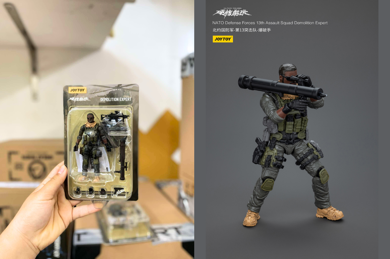 [พร้อมส่ง] Joytoy 1/18 : Hardcore Coldplay Naro Defense Forces 13Th Assault Squad- JT6977 : Demolition Expert