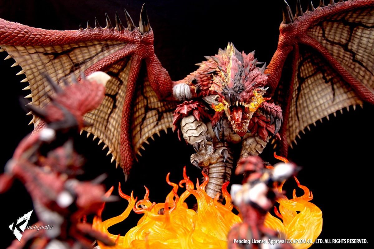 [สั่งจอง]Kinetiquettes 1/10 scale : RATHALOS - THE FIERY BUNDLE