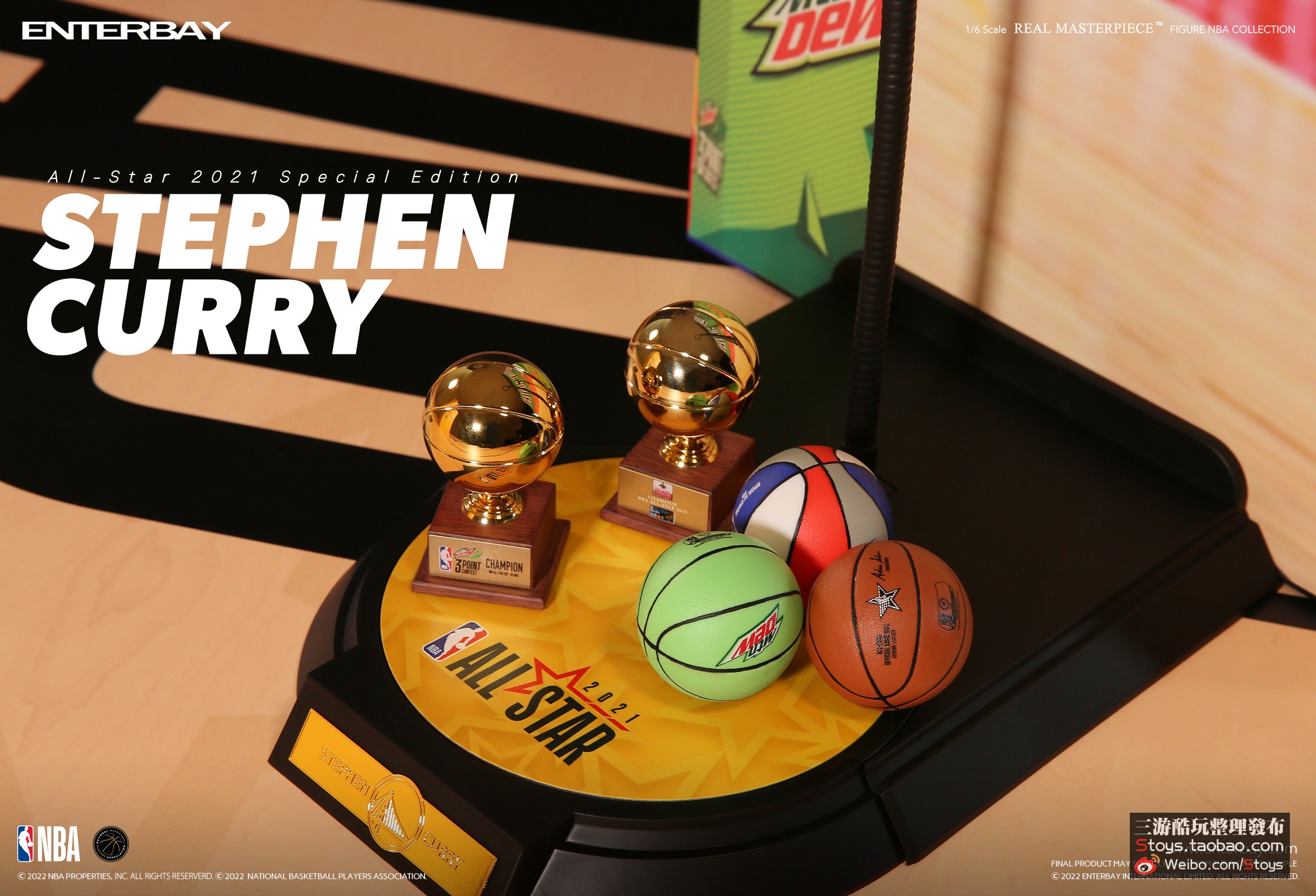 [สั่งจอง] ENTERBAY RM-1095 1/6 : Real Masterpiece NBA Collection - Stephen Curry