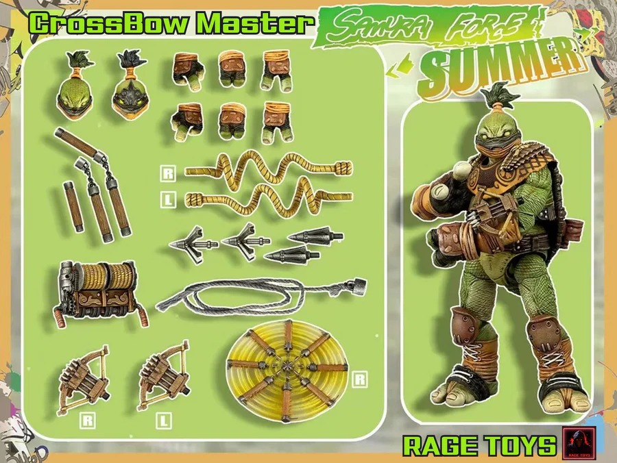[สั่งจอง] Rage toys 1/12 Samurai Force Wave 3 The Crossbow master summer