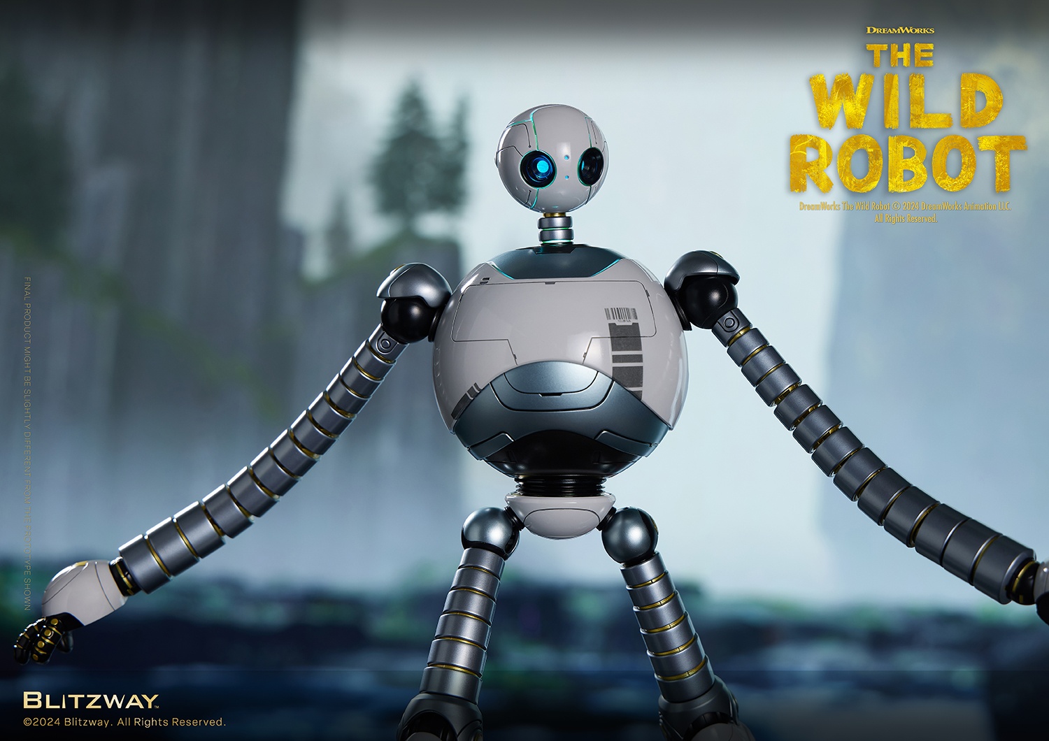 [สั่งจอง] Blitzway BW-CA-11601 : Carbotix Series - The Wild Robot (30Cm)