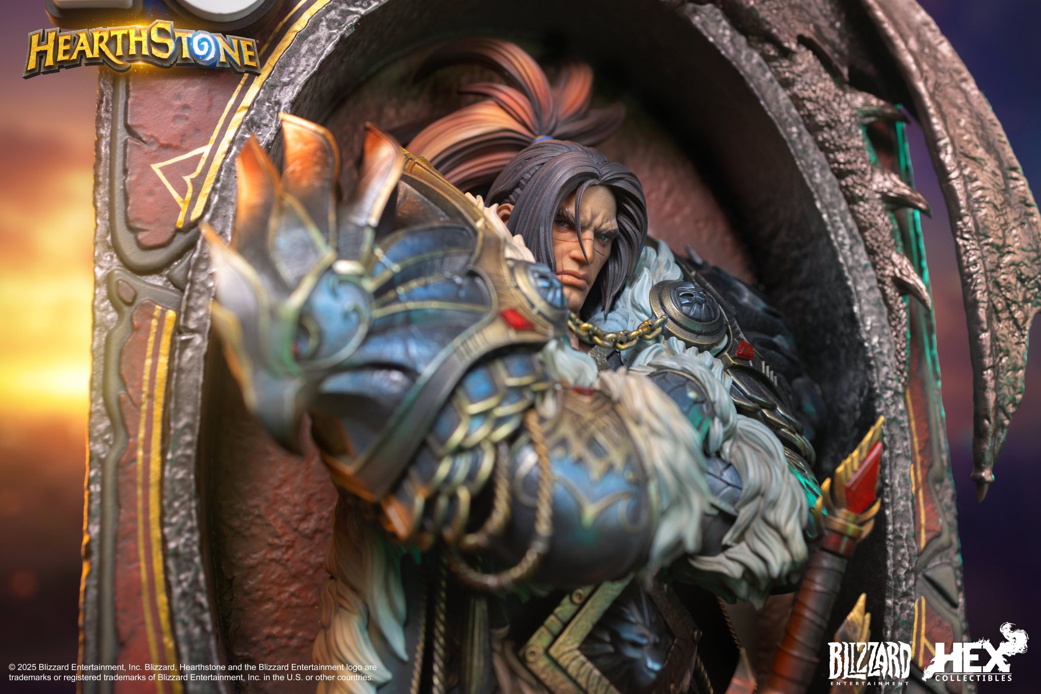 [สั่งจอง]HEX Collectibles : Varian Wryn Art Statue (Blizzard Hearthstone)