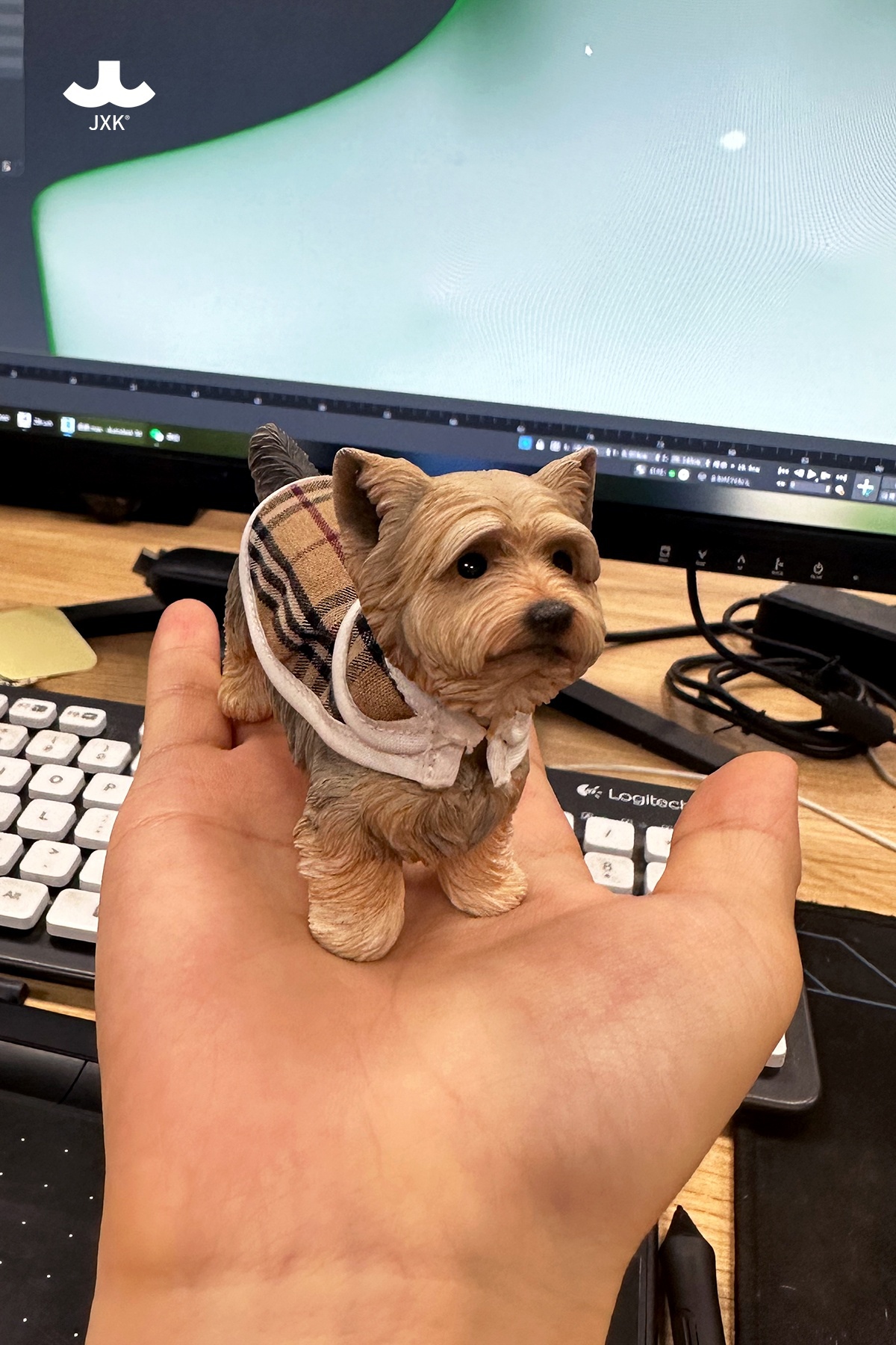 [สั่งจอง] JXK 1/6 Yorkshire Terrier Figurine