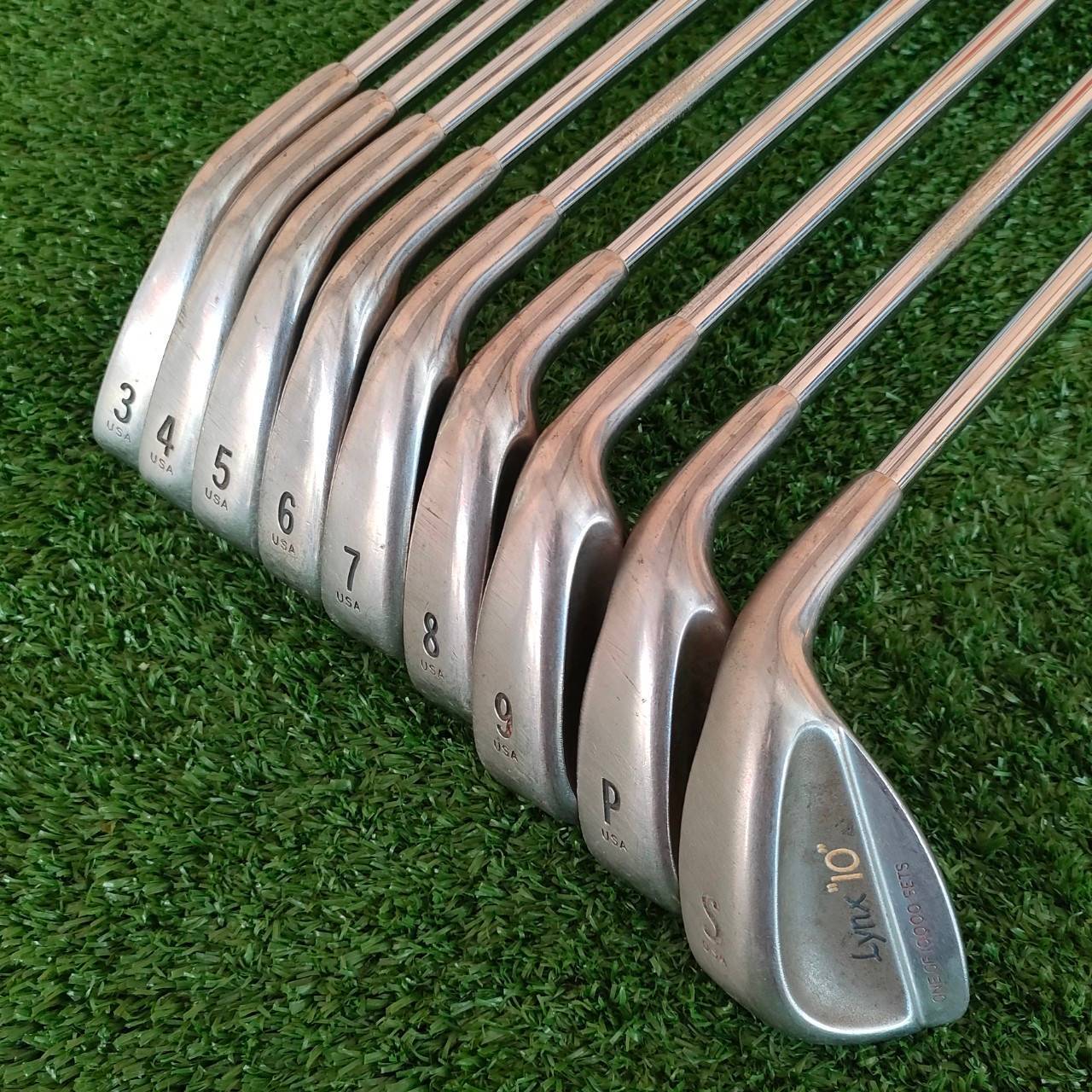 ชุดเหล็ก LYNX 10 มีเหล็ก 3-9 เเละ PW SW 1 ในหมื่นชิ้น เหล็กคมสุดดัง