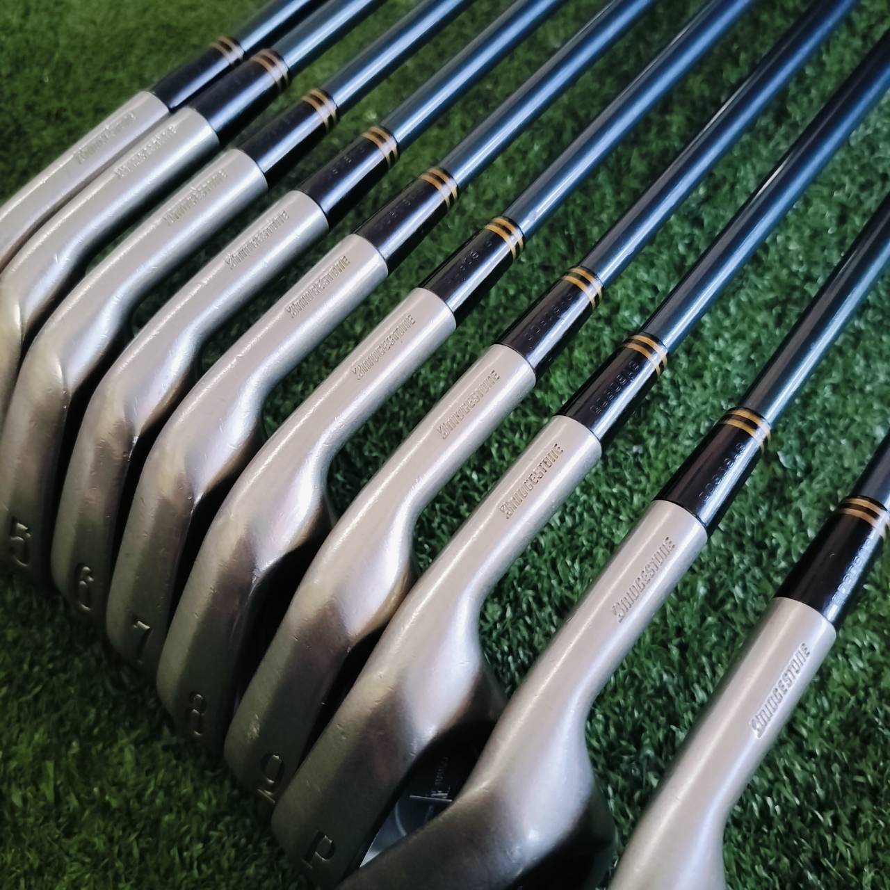 ชุดเหล็ก BRIDGESTONE JOE MODEL เหล็ก FORGED CAVITY พรีเมี่ยมญี่ปุ่น มีเหล็ก 3 - 9 PW AW SW ชุดใหญ่ 10 ชิ้น!!! ไม้กอล์ฟพรีเมี่ยมมือสอง ของแท้ By NakaraLuxurious