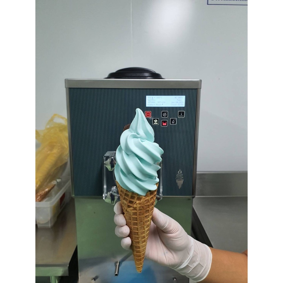 ผงไอศกรีมซอฟท์เสิร์ฟ ผงไอติมไขมันต่ำสูตร Premium ขนาด 1 kg. (ICE CREAM POWDER SOFTSERVE, HOMEMADE, GELATO)