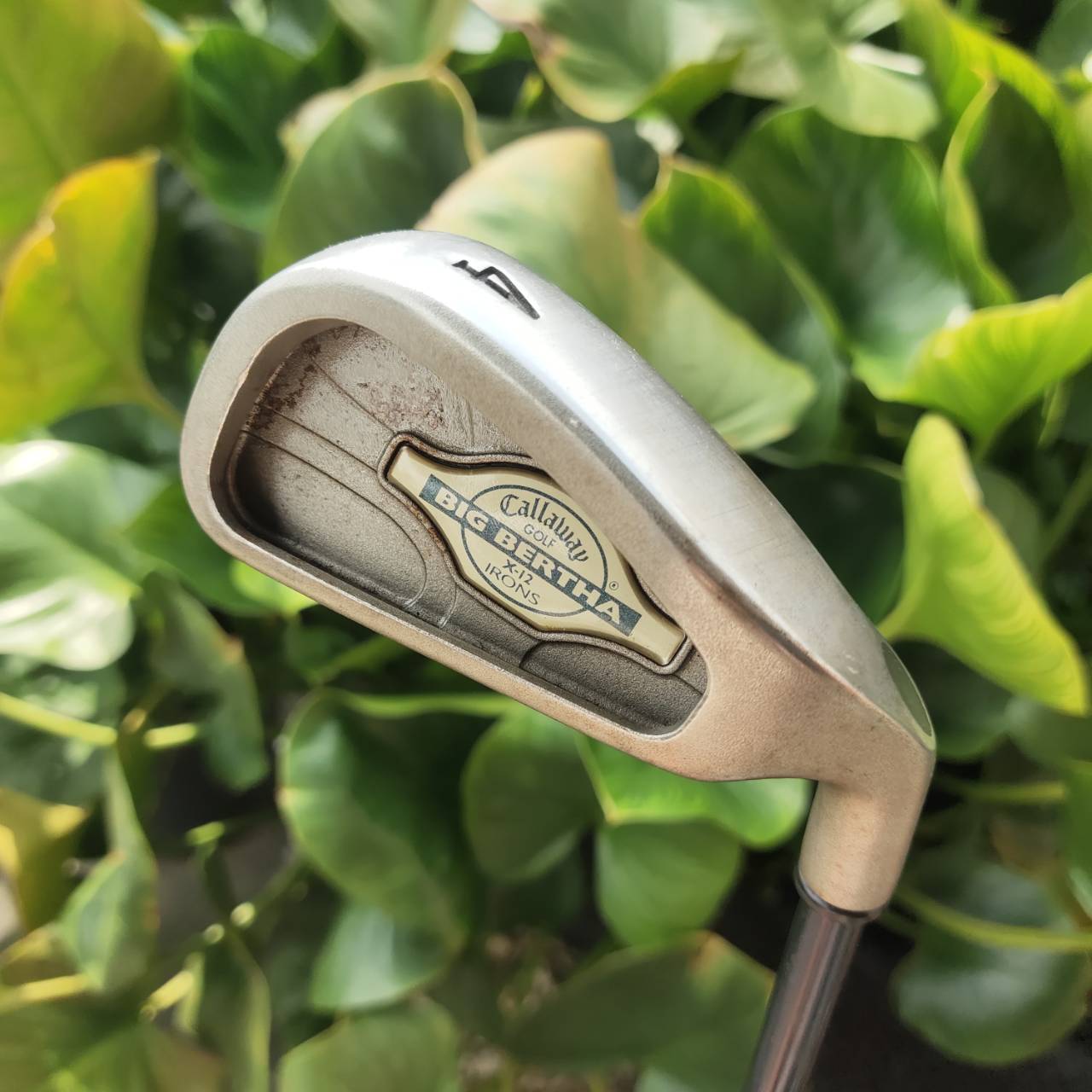 เหล็ก 4 Callaway BIGBERTHAR X-12 เหล็ก CAVITY ใหม่ ลึก ตีง่าย ก้านเสียบทะลุ