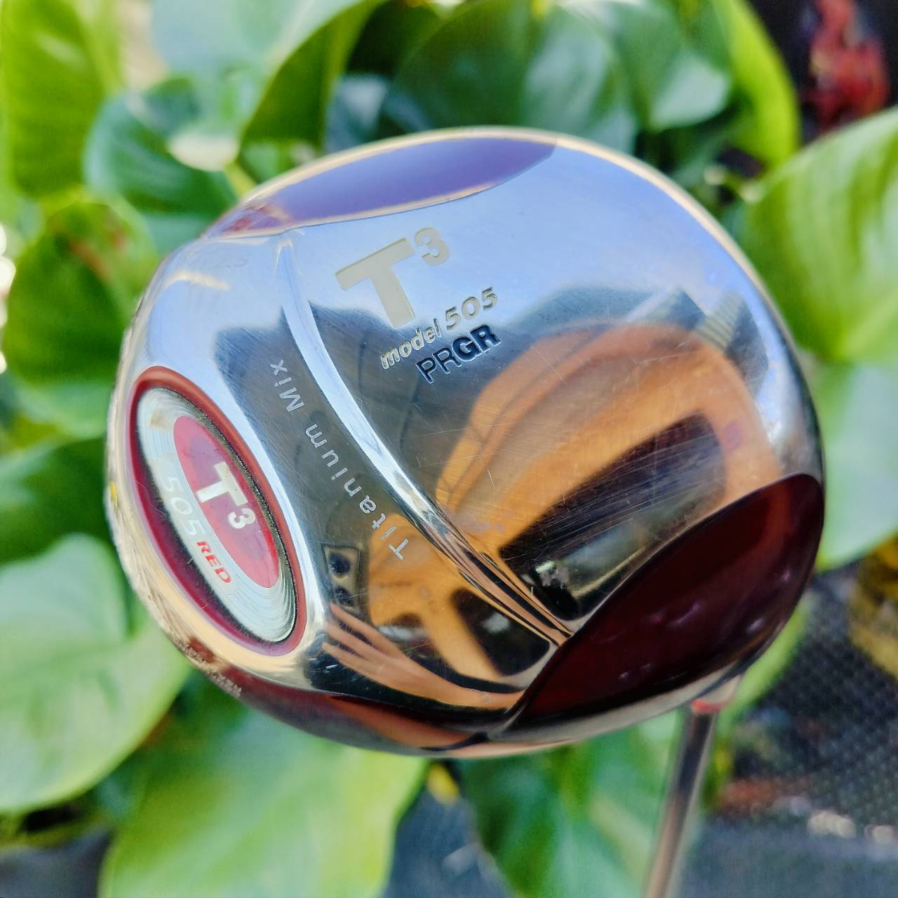 **ไม้กอล์ฟสำหรับผู้หญิง** DRIVER PRGR T3 MODEL505 องศา 12.5 ก้าน INSPEC PRGR M-30 MEDIUM BUTT หัว Titanium MIX พรีเมี่ยมสุดๆจากญี่ปุ่น ไม้กอล์ฟพรีเมี่ยมมือสอง ของแท้ By NakaraLuxurious