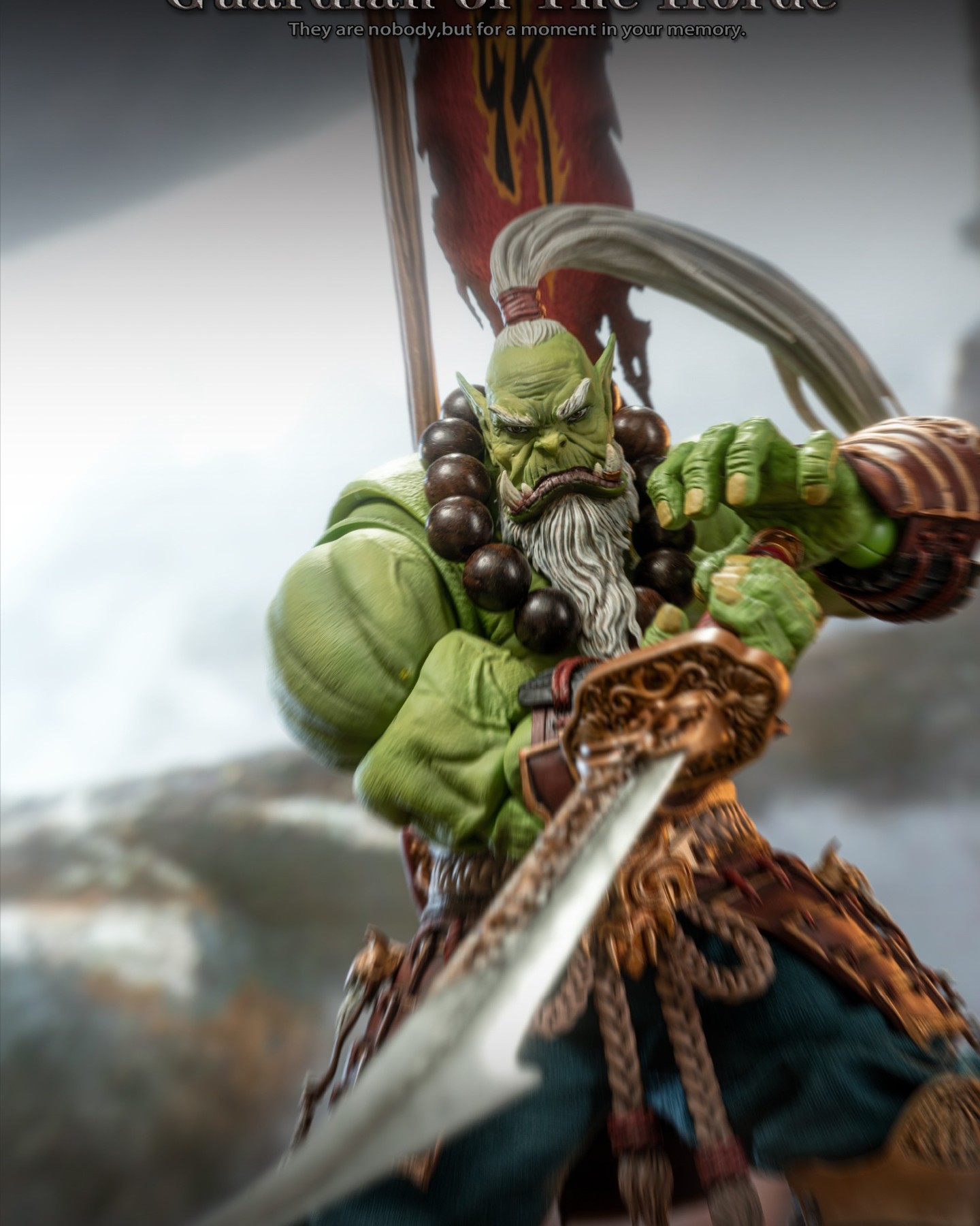 [สั่งจอง]Mithril Action Studio 1/10 : Guardian of Horde Master Sword Orc (8")