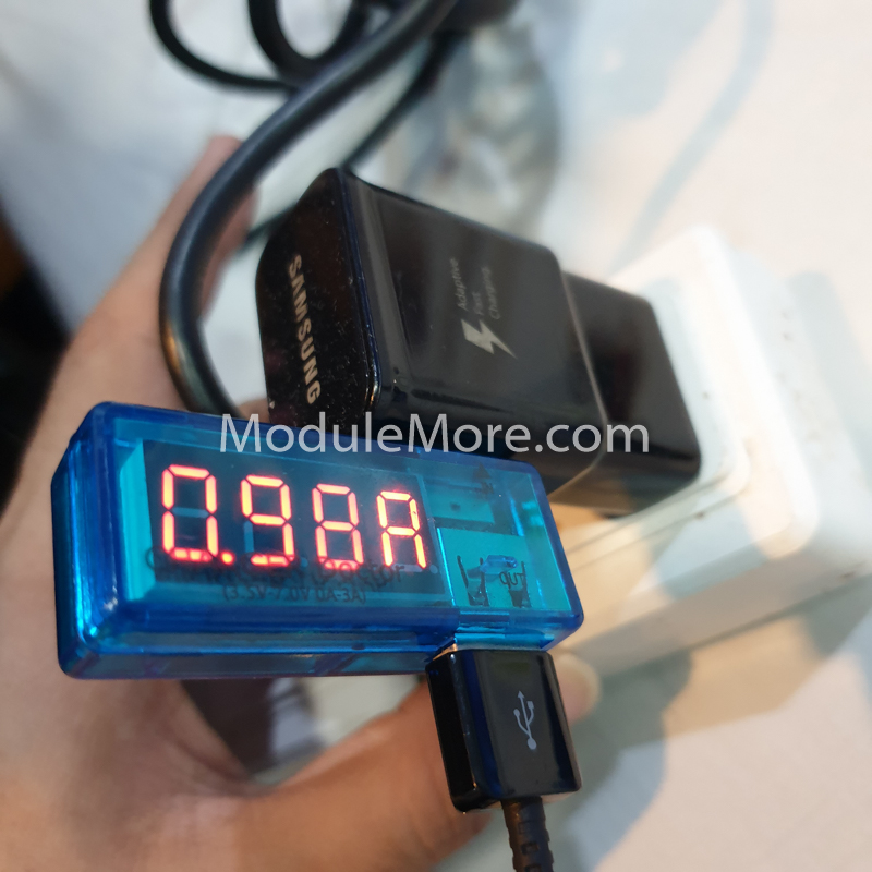 USB meter USB Tester ตัวทดสอบ USB วัดแรงดัน 3-7.5V วัดกระแสสูงสุด 2.5A