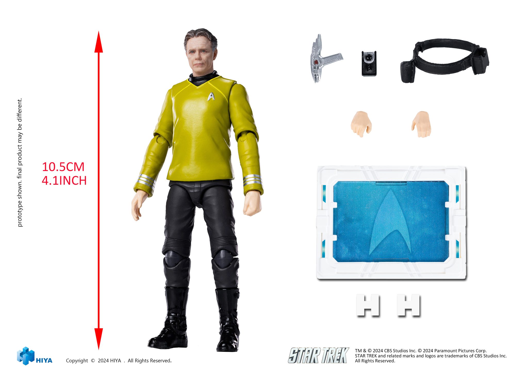 [สั่งจอง] Hiya toys xquisite Mini Series EMS0291 1/18 : STAR TREK 2009 - Pike