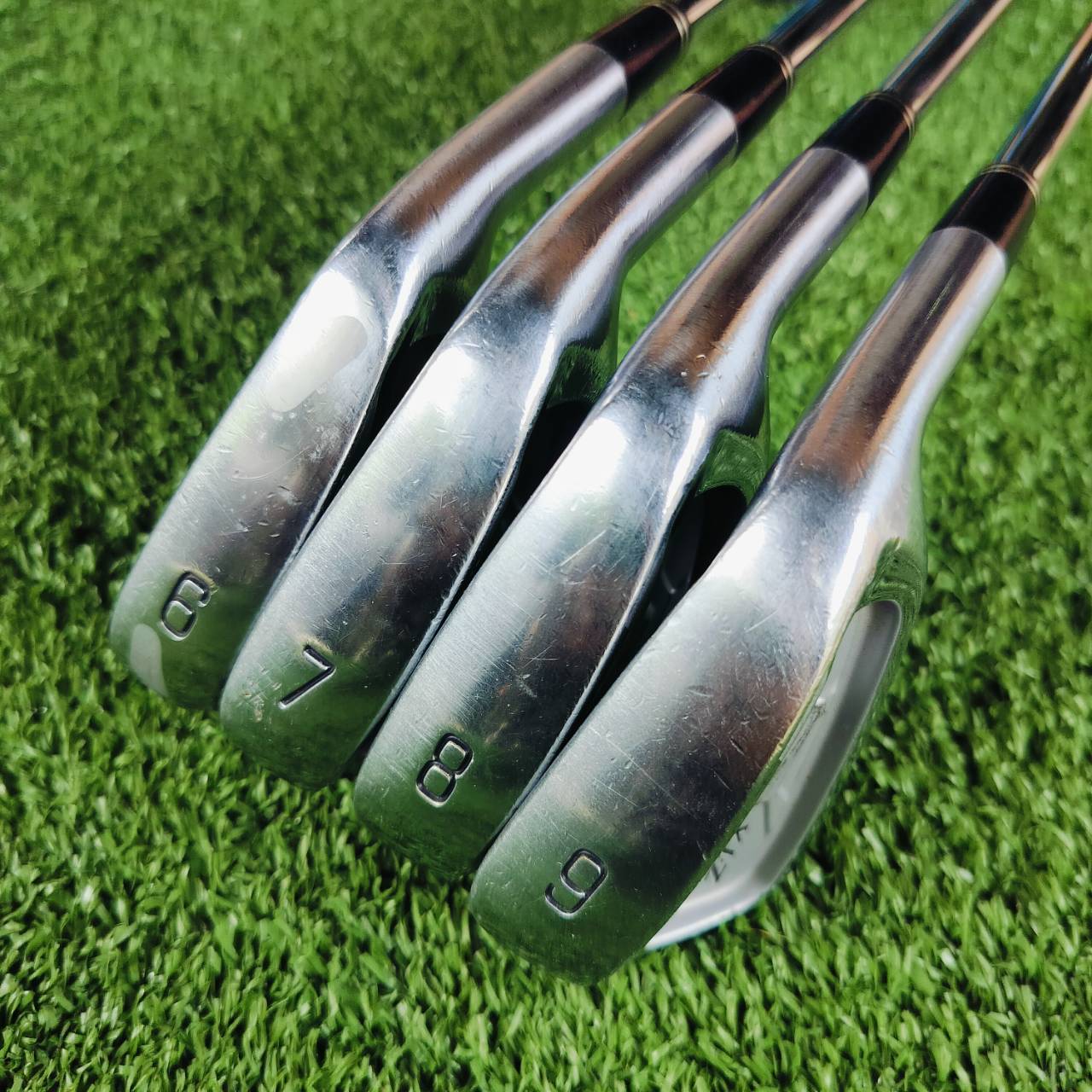** มี 4 ชิ้น ** ชุดเหล็ก SRIXON Z-TX FORGED เหล็ก 6 7 8 9 ก้าน MODUS3 FLEX S เหล็ก FORGED พรีเมี่ยมของญี่ปุ่น ไม้กอล์ฟพรีเมี่ยมมือสอง ของแท้ By NakaraLuxurious