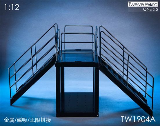 [สั่งจอง]TWTOYS TW1904A/TW1904B 1/12 Full Metal Stairs Diorama