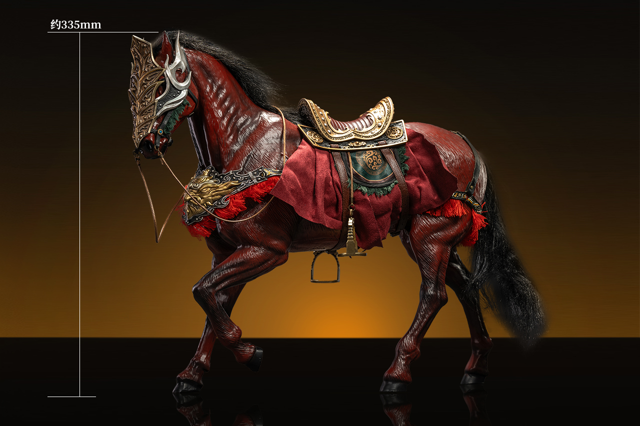 [พร้อมส่ง]303TOYS x JSTOYS 1/6 : Three Kingdoms Mighty Guan Yu Yun Chang - NO.303003 : Red Hare Horse