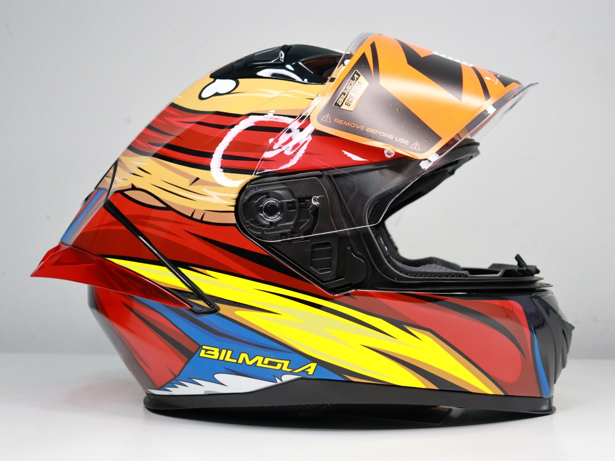 หมวกกันน็อค BILMOLA วันพีช รุ่น Veloce S(MONKEY D.LUFFY) Size:S