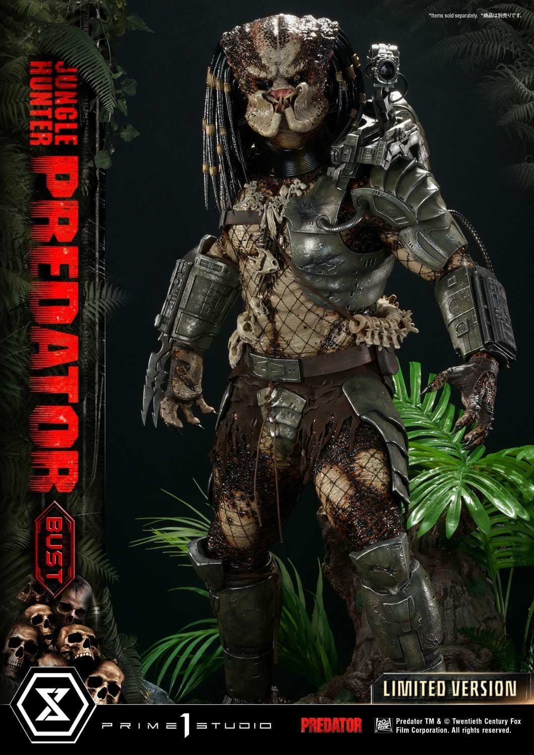 [สั่งจอง]Prime 1 Studio 1/3 : Jungle Hunter Predator Bust (Predator 1987)