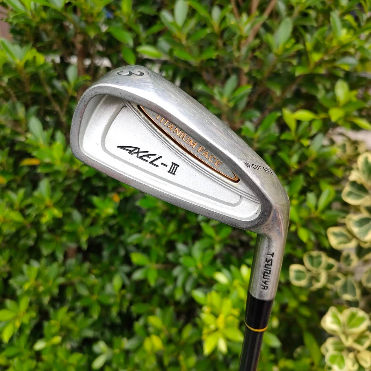 เหล็ก 3 TSURUYA AXEL TITANIUM FACE ก้าน FIRESTICK FLEX R ตีไกลมาก เป็นเหล็กยาวที่ตีง่ายมาก และไกลมาก