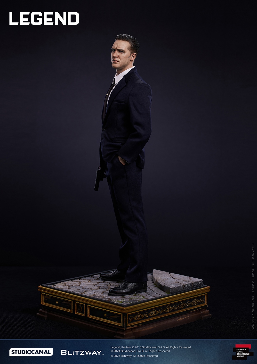 [สั่งจอง]Blitzway BW-SS-22201 statue 1/4 : Reginald “Reggie” Kray (Legend 2015)