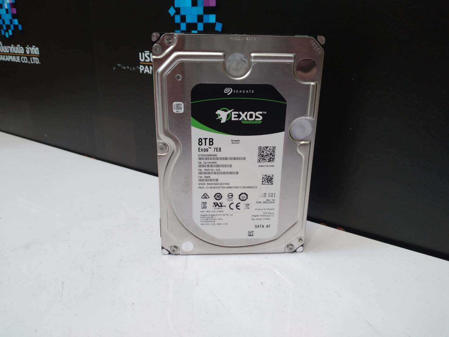 Seagate Exos 7E8 8TB 256MB Cache 3.5-Inch Enterprise Hard Drive (ST8000NM0055)