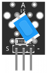 โมดูลวัดการเอียงแบบสวิตซ์ Tilt switch module KY-020