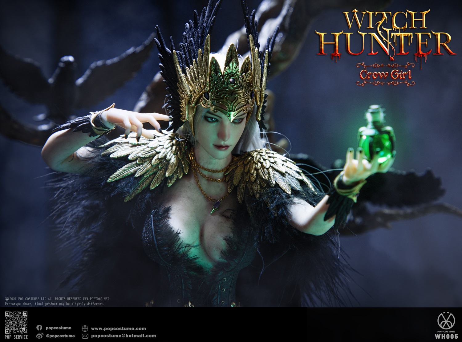 [สั่งจอง]POP COSTUME 1/6 : Witch Hunter Series-The Crow Girl