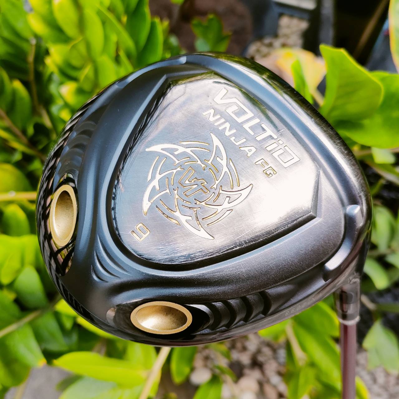 DRIVER VOLTIO NINJA FG 829Ti BLACK องศา 9 หน้าเด้ง ค่า SLE อยู่ที่ 0.829 ตีไกลแบบจัดๆ ไม้กอล์ฟพรีเมี่ยมมือสอง ของแท้ By NakaraLuxurious
