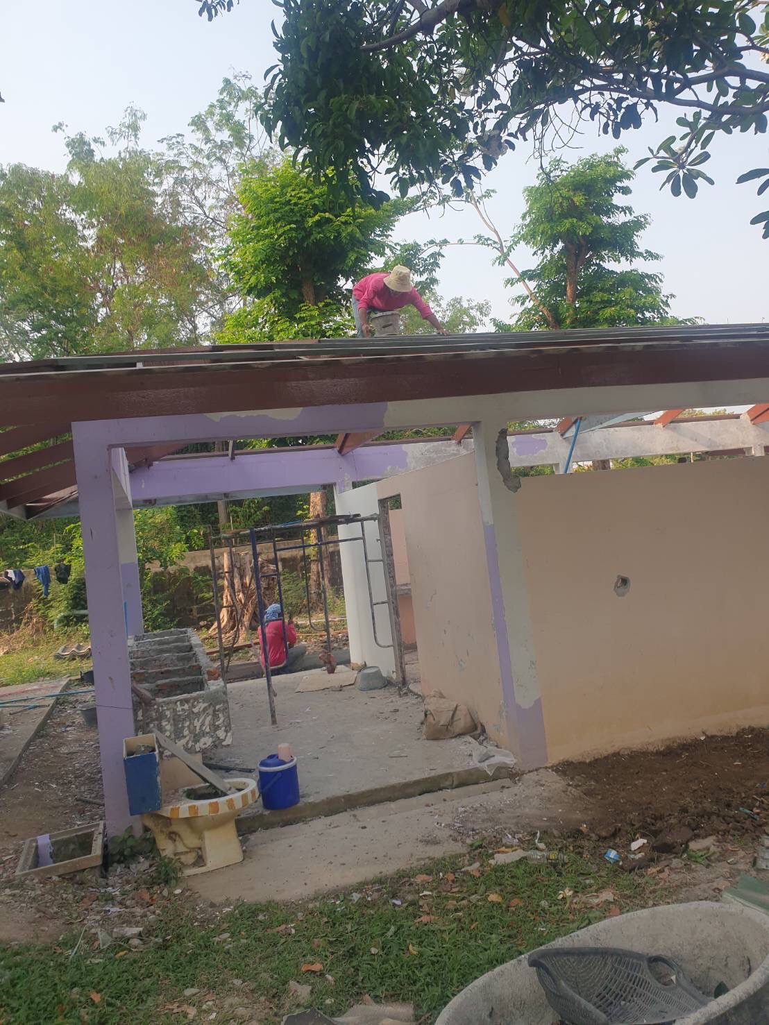 งานปรับปรุงห้องอาบน้ำ &ห้องส้วม รร.โสตศึกษา นครปฐม