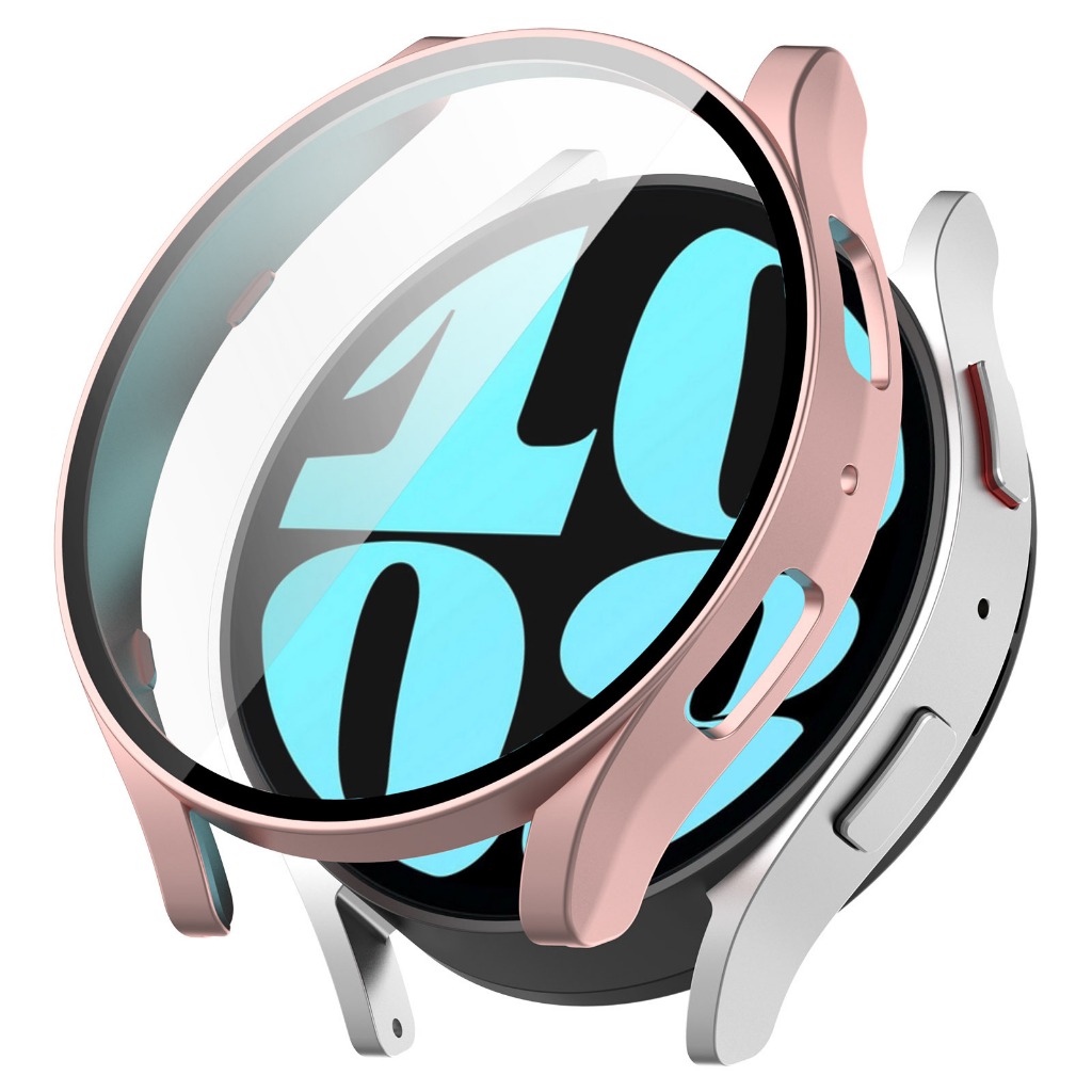 Shopdodi เคส Samsung Galaxy Watch 6 40mm / 44mm Case Glass (CG) เคสกันกระแทก พร้อม ฟิล์มกระจกในตัว