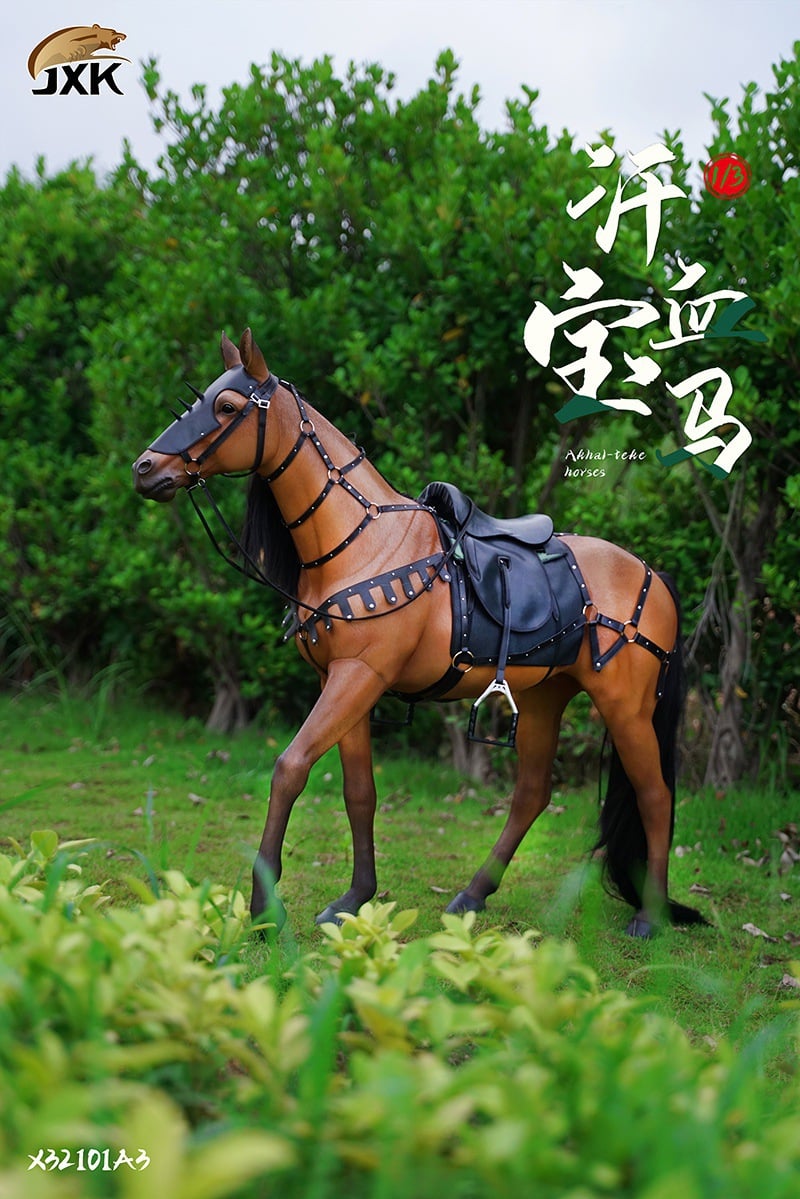 [สั่งจอง]JXK X32101A 1/3 : Akhal-teke horses