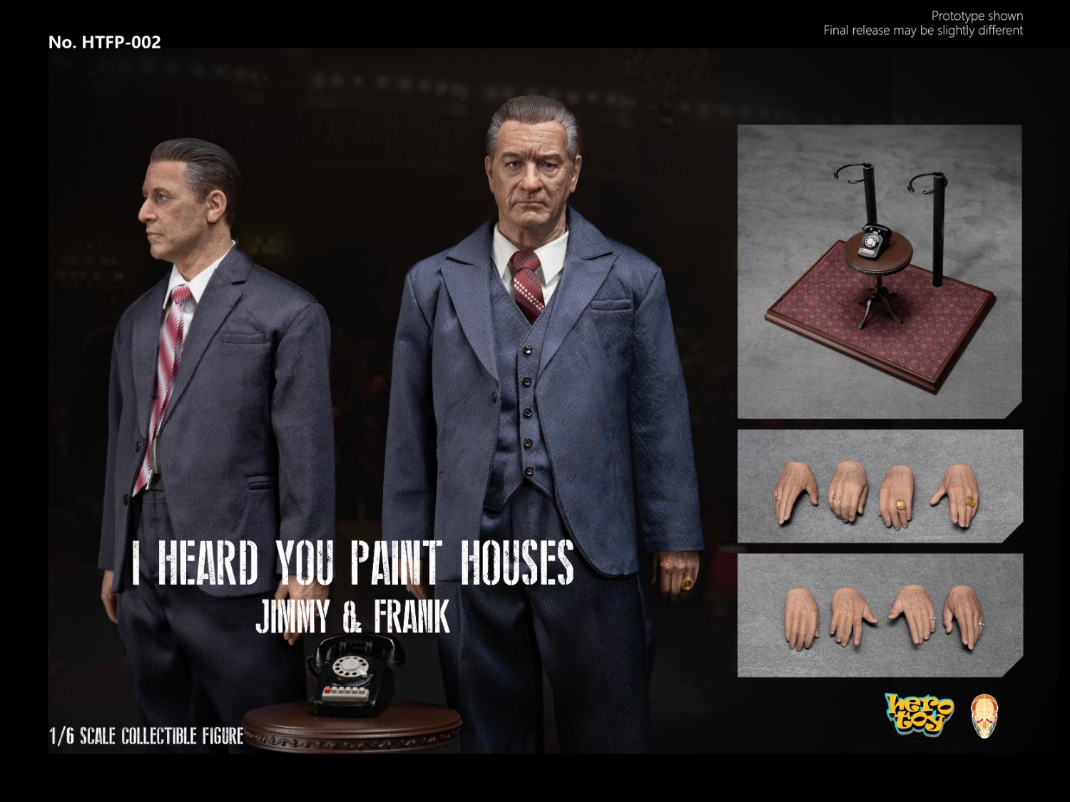 [สั่งจอง]Herotoy +Facepool HTFP-002 1/6 : I Heard You Paint Houses – Jimmy & Frank (Set)