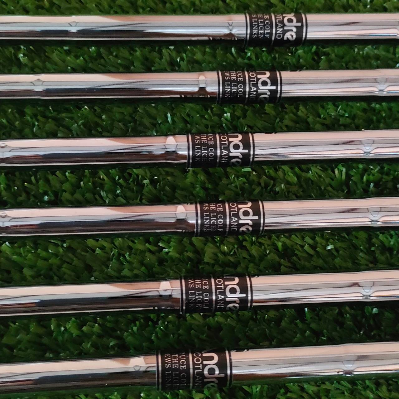 ชุดเหล็ก ST.ANDREWS SCOTLAND SAF-505 มีเหล็ก 5-9 เเละ PW ก้านเหล็ก ST.ANDREWS FLEX R ชุดเหล็กใบใหญ่ ตีง่าย!!! มือใหม่ยิ่งตีง่าย, ก้านเหล็กแม่นยำ ไม้กอล์ฟมือสอง ของแท้ BY NakaraLuxurious