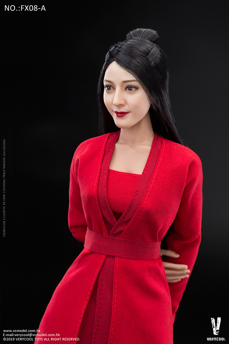 [สั่งจอง] VERYCOOL VCL-1003 ACCESSORIES SERIES ：1/6 Ancient Costume Red Dress Set [reprint]
