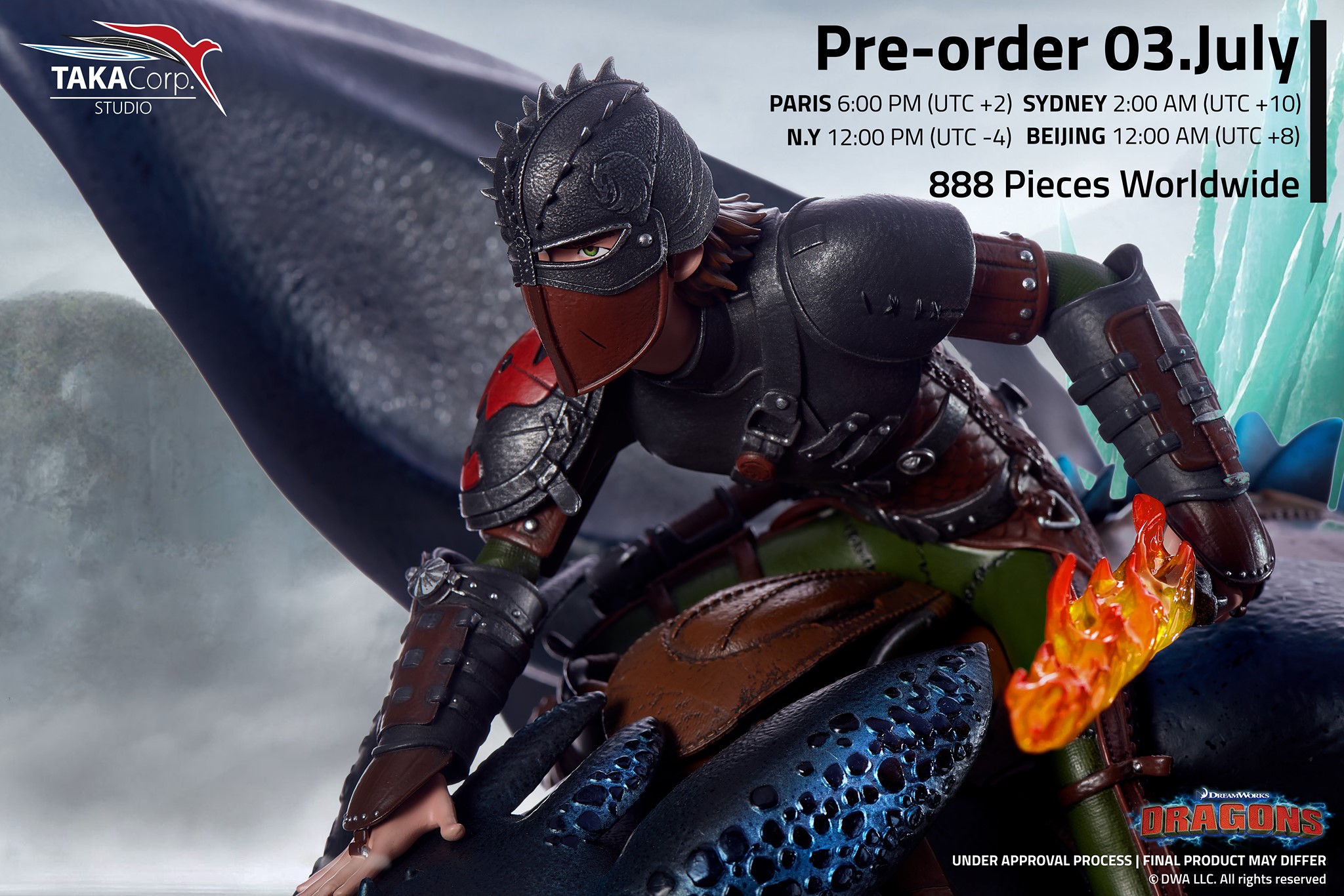 [สั่งจอง] Taka Corp : Toothless How to Train Your Dragon