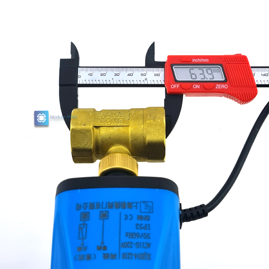 Electric two-way ball valve DN20 3/4" 12-24v two-wire normally closed