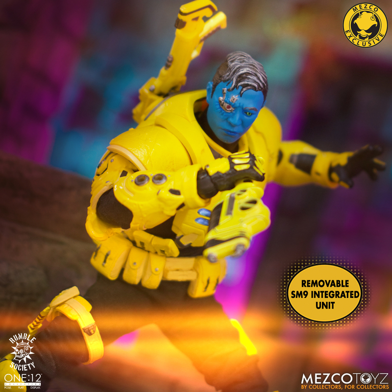 [สั่งจอง]Mezco toyz ONE:12 COLLECTIVE Rumble Society - Krig: Murder Hornet Edition