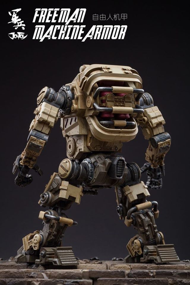 [สั่งจอง]จักรกลกระดูกเหล็ก ทะเลทรายและสายลม JOYTOY 1/18 81921011/2 Free man tactical mecha [Blue Ver./Sandy Ver.]