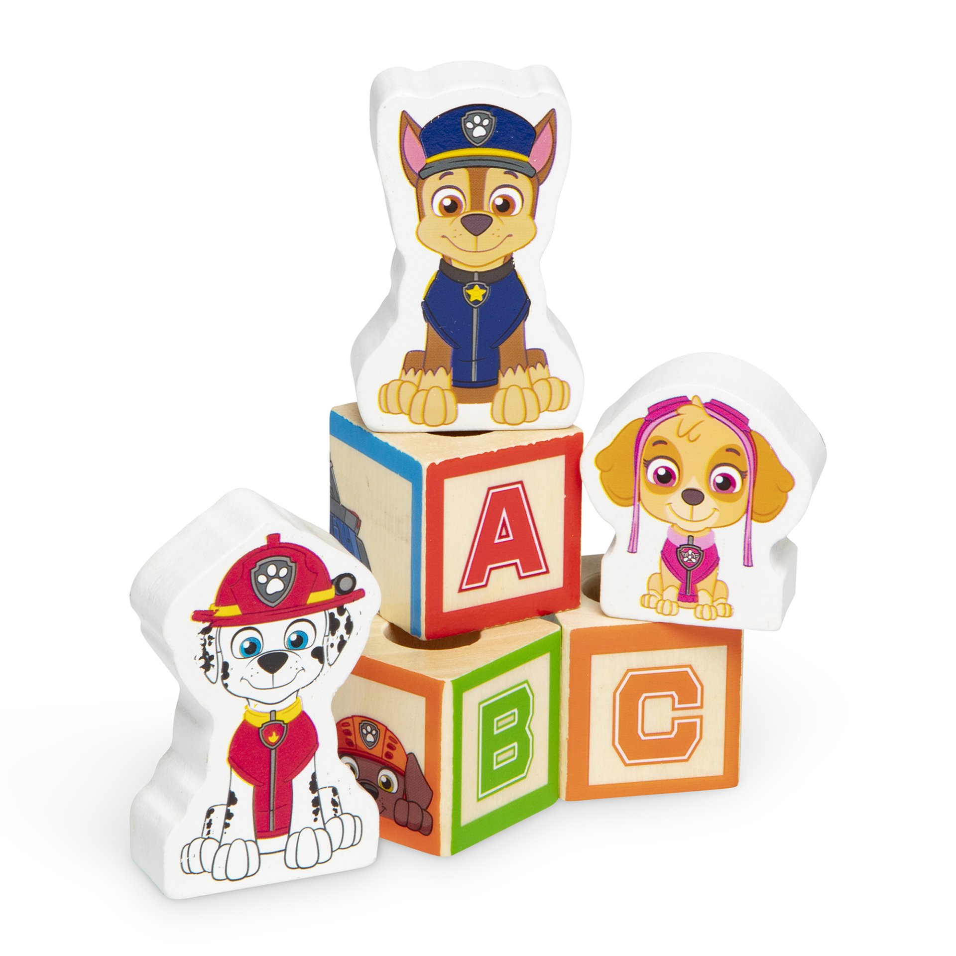 รถบรรทุกบล๊อกไม้ ABC 24 ชิ้น Melissa & Doug X PAW Patrol Wooden ABC Block Truck