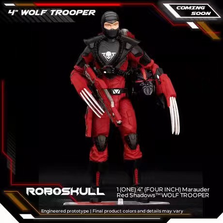 [สั่งจอง]ROBOSKULL MKII & 4" BLOOD WOLF PILOT
