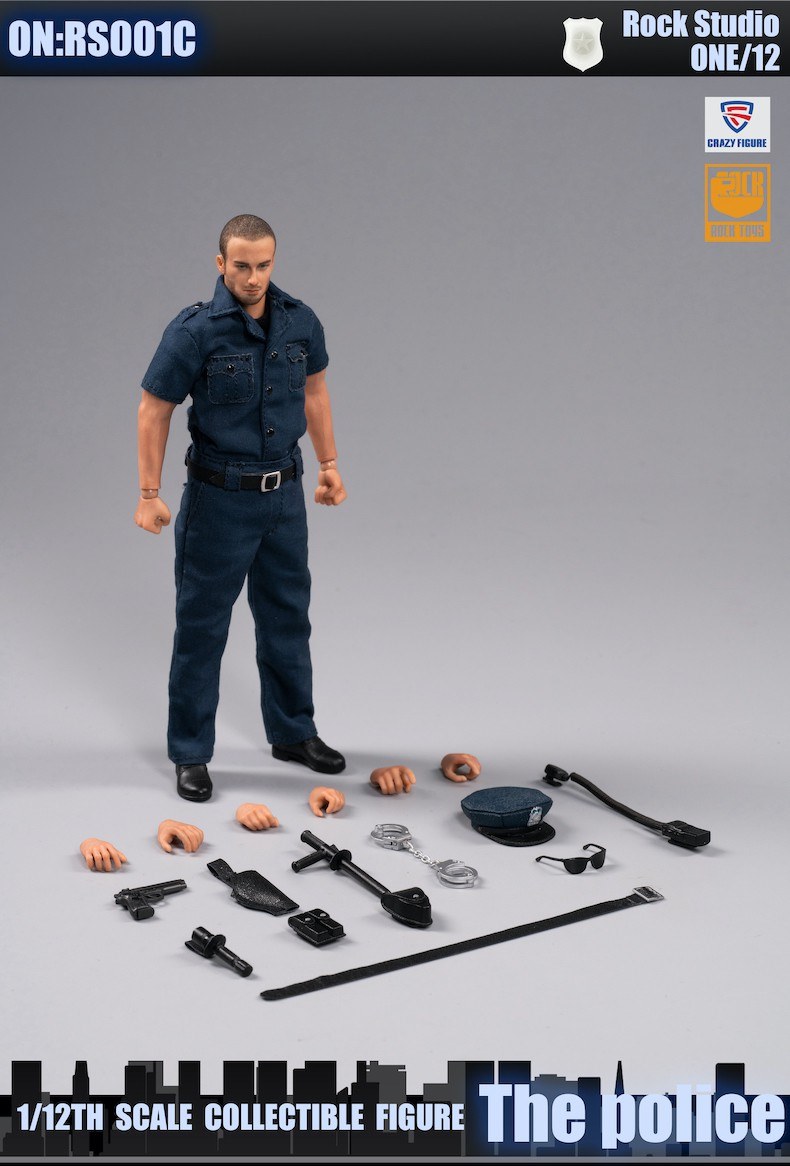 [สั่งจอง]ROCKTOYS RS001A/B/C 1/12 The Police D Kind [3 figure set]