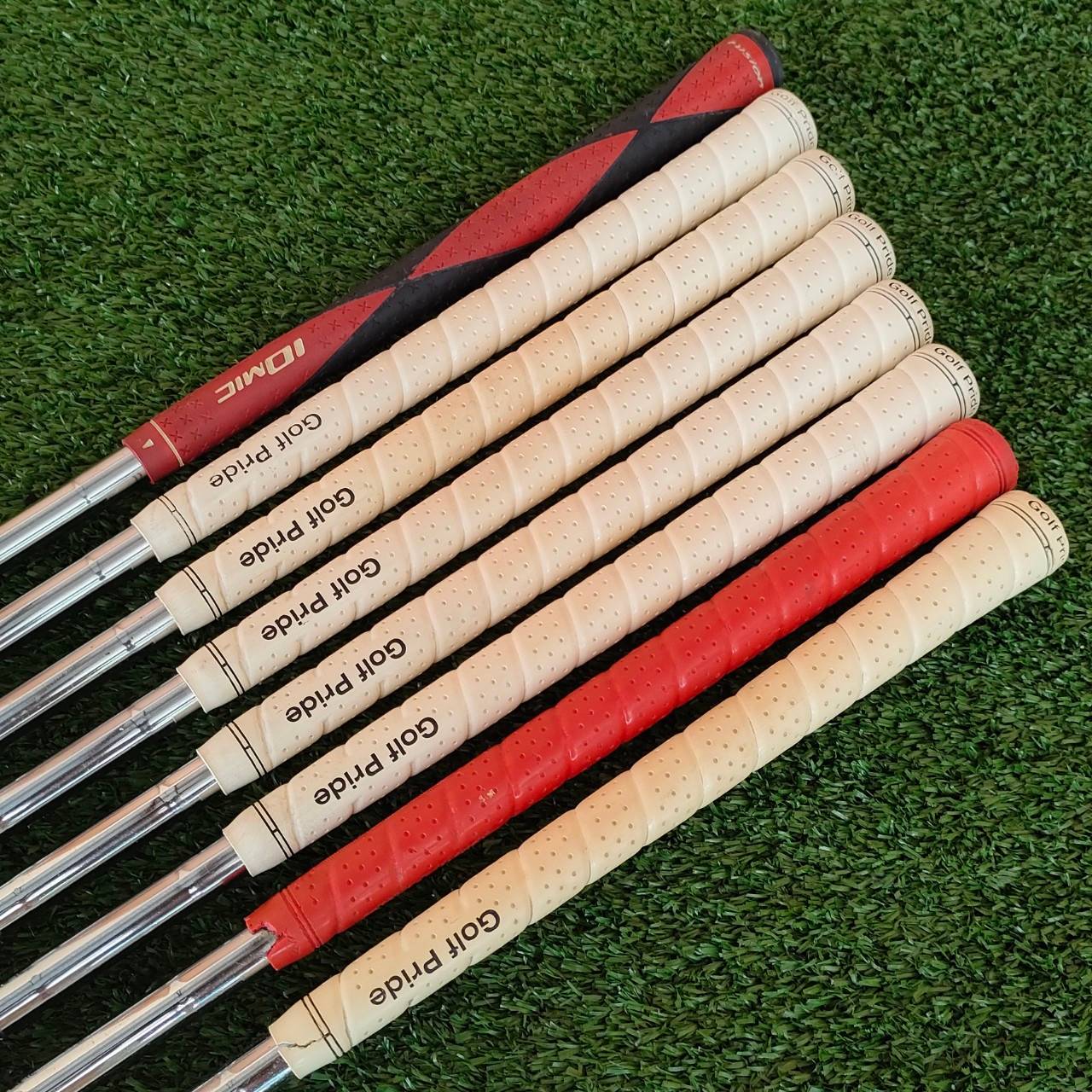 ชุดเหล็ก MIRACLE FORGED มีเหล็ก 5-9 เเละ PW SW P/S ก้าน DYNAMIC GOLD S200 เหล็กพรีเมี่ยม FORGED CAVITY ใส่ GRIP GOLF PRIDE ไม้กอล์ฟมือสอง ของแท้ BY NakaraLuxurious