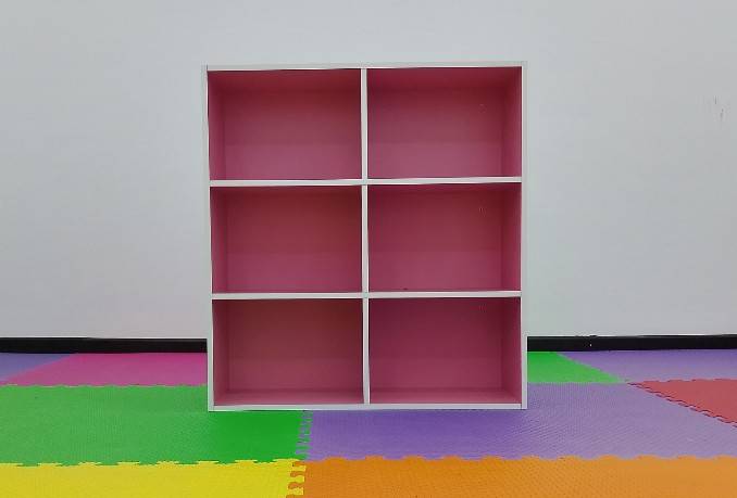 ชั้นวางสิ่งของไม้ 6ช่อง ราคาต่อ 1 ชิ้น เลือกสีได้ , ตู้วางของอเนกประสงค์ , เฟอร์นิเจอร์เด็ก ,ชั้นวางวางของเล่น เฟอร์นิเจอร์เด็ก,พร้อมส่ง