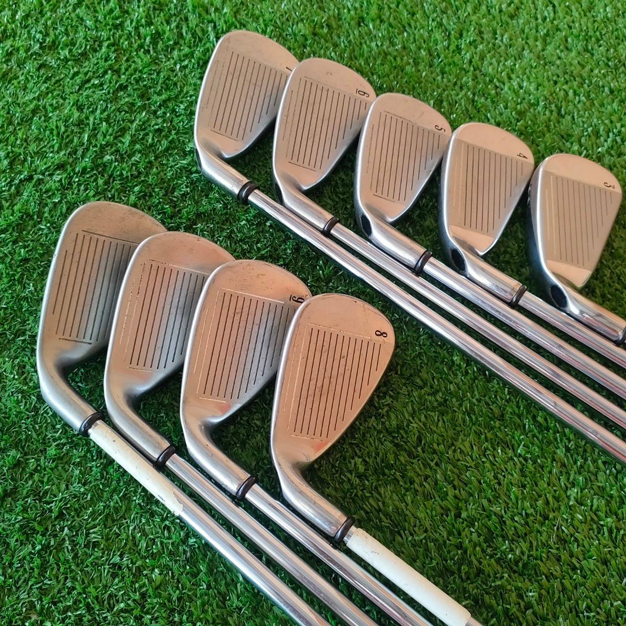 ชุดเหล็ก CALLAWAY BIG BERTHA มีเหล็ก 3-9 เเละ PW SW ก้าน PRECITION FLEX R กริฟ GOLFPRIDE , ไม้กอล์ฟมือสอง ของแท้ BY NakaraLuxurious