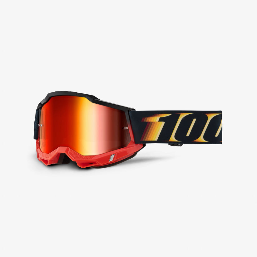แว่น 100% Accuri 2 Goggle - Stamino2 Mirror Red / Clear Lens
