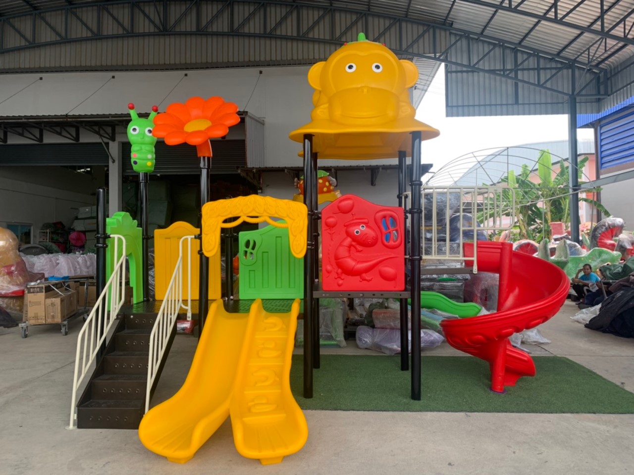 ชุดโปรโมชั่น เครื่องเล่นละ 82,000 บาท เครื่องเล่นสนามกลางแจ้ง ,สนามเด็กเล่น,เครื่องเล่นสนามราคาถูก OutdoorPlayground , ของเล่นสนาม
