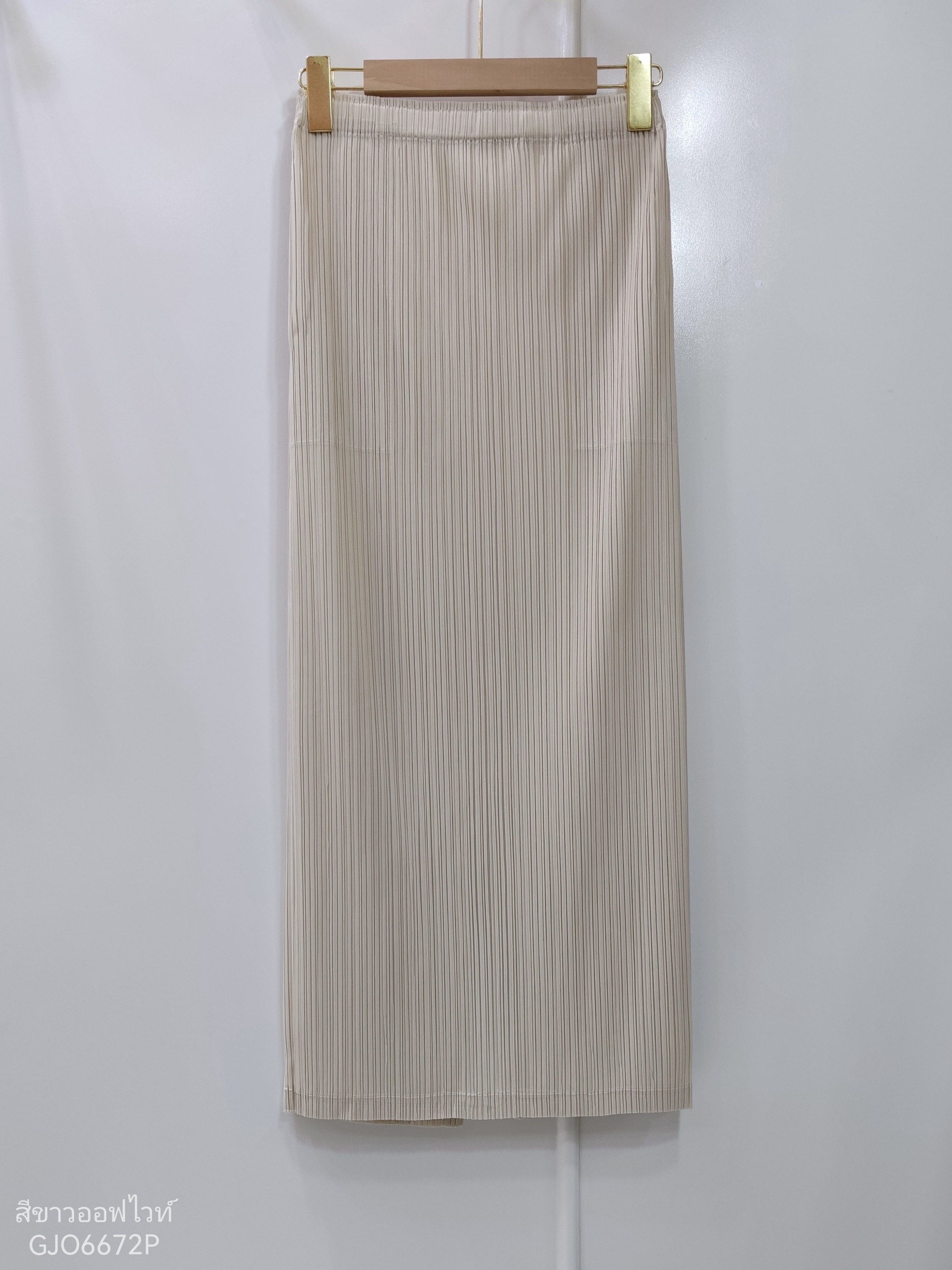 ยาว 34นิ้ว! 2MUAY BASIC รุ่น GJO6672P กระโปรงผู้หญิง กระโปรงพลีทคุณภาพ FREE SIZE PENCIL PLEATED SKIRT