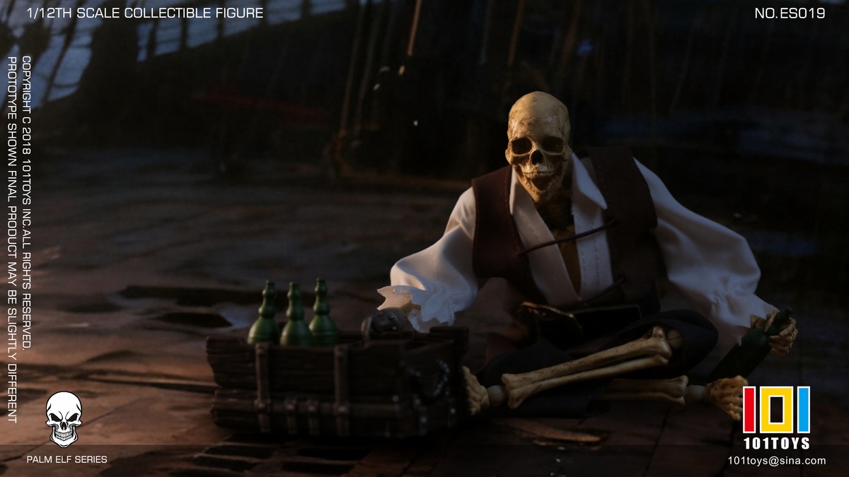 [สั่งจอง]101TOYS 1/12 : PALM ELF SERIES - Skeleton Pirate
