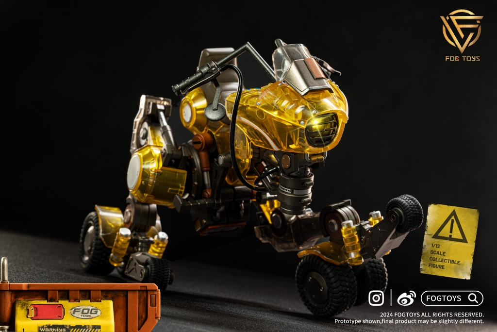 [สั่งจอง] FOGTOYS 1/12 : Moveable Vehicle “Raptor” Translucent .VER（02RT）